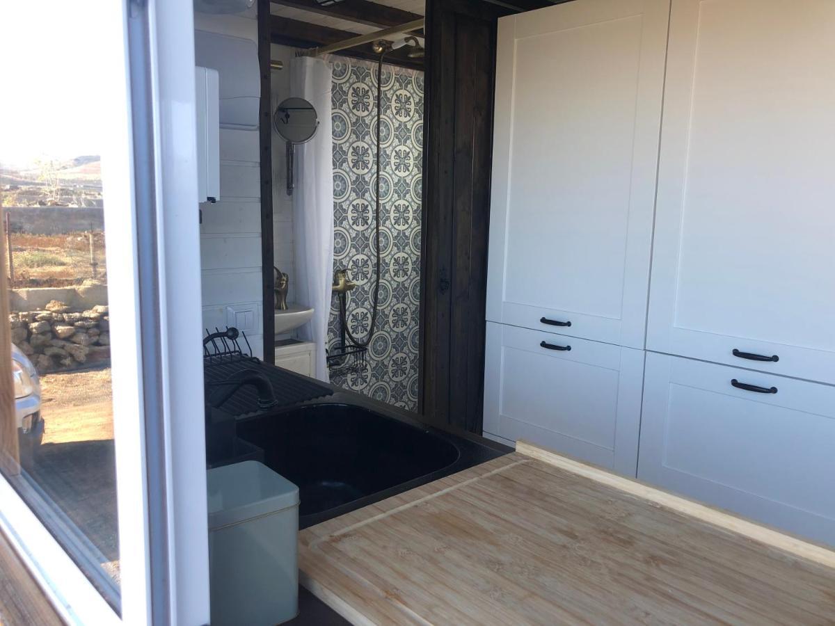 Tinyhouse Luna With Ac, Bbq And Beautiful View La Vegueta エクステリア 写真