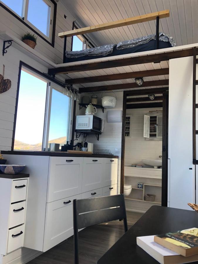 Tinyhouse Luna With Ac, Bbq And Beautiful View La Vegueta エクステリア 写真