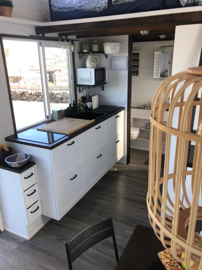 Tinyhouse Luna With Ac, Bbq And Beautiful View La Vegueta エクステリア 写真