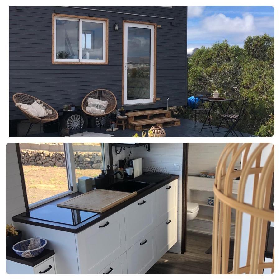 Tinyhouse Luna With Ac, Bbq And Beautiful View La Vegueta エクステリア 写真